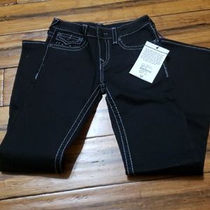 True Religion boys black Jean's
